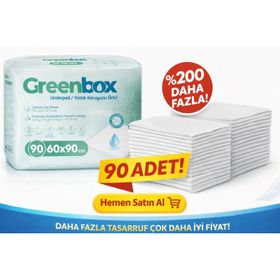 Greenbox 60x90 cm 90 Adet Yatak Koruyucu Örtü
