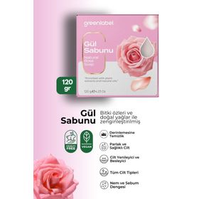 Greenlabel 120 gr Gül Sabunu