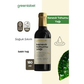 Greenlabel 180 ml Kenevir Tohumu Yağı