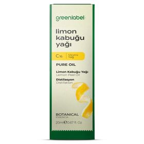 Greenlabel 20 ml Limon Kabuğu Yağı