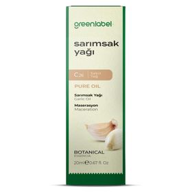 Greenlabel 20 ml Sarımsak Yağı