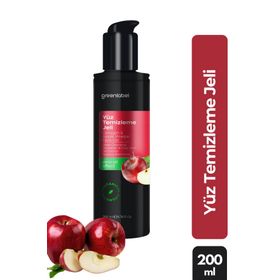 Greenlabel 200 ml Elma Sirkesi ve Kolajen Özlü Yüz Temizleme Jeli