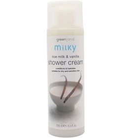 Greenland Milky Shower Cream Rice Milk Vanilla 250 ml Duş Kremi