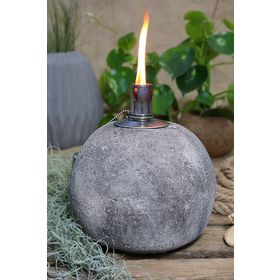 Greenmall CO 600016-01 Yuvarlak Küçük Beton Mumluk