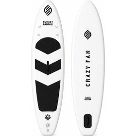 Greenmall Crazy Fan 320 cm Siyah Beyaz Şişme SUP Board