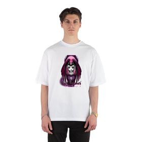 GreenMint Dark Passion Unisex Beyaz Oversize T-shirt
