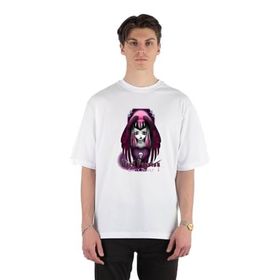 GreenMint Dark Passion Unisex Beyaz Oversize T-shirt