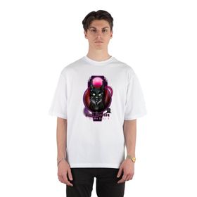 GreenMint Dark Passion Witches Fiend Unisex Beyaz Oversize T-shirt