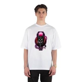 GreenMint Dark Passion Witches Fiend Unisex Beyaz Oversize T-shirt