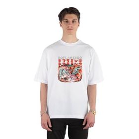 GreenMint Doflamingo Unisex Beyaz Oversize T-shirt