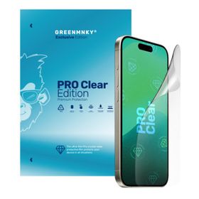 Greenmnky iPhone 11 Pro Max Pro Clear Edition Panzerfolyo Şeffaf Ekran Koruyucu