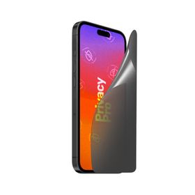 Greenmnky iPhone 15 Plus Privacypro Panzerfolyo Şeffaf Ekran Koruyucu