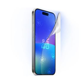 Greenmnky iPhone 15 Pro Max Eyecare Panzerfolyo Şeffaf Ekran Koruyucu