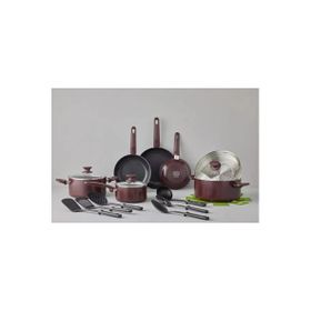 Greenpan Cambridge Red 16 Parça Pişirme Seti