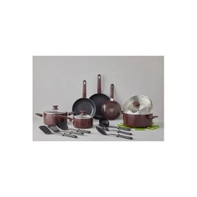 Greenpan Cambridge Red 16 Parça Pişirme Seti