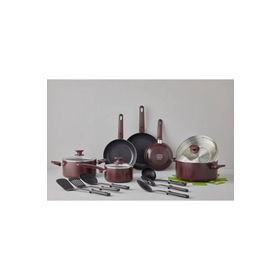 Greenpan Cambridge Red 16 Parça Pişirme Seti