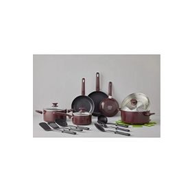 Greenpan Cambridge Red 16 Parça Pişirme Seti