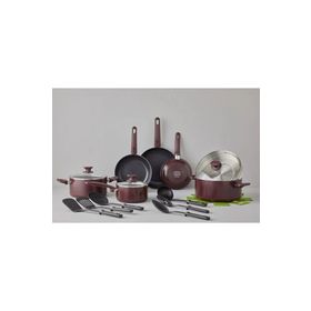 Greenpan Cambridge Red 16 Parça Pişirme Seti