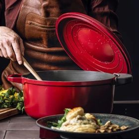 Greenpan CC003889-001 Featherweights Red 26 cm Tencere