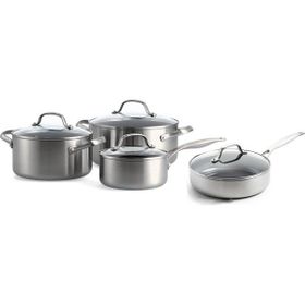Greenpan CC005244-001/CC004782-001 Geneva 3PLY 8 Parça Çelik Tencere Seti