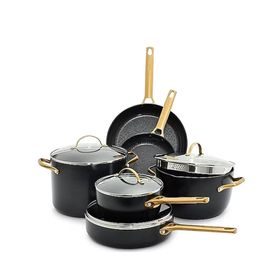 Greenpan CC005451-001 Padova Reserve Black 10 Parça Tencere Tava Pişirme Seti