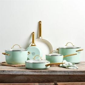 Greenpan CC006439-001 Padova 10 Parça Mint Tencere Seti
