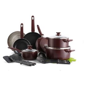Greenpan Red Love 16 Parça Tencere Seti