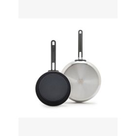 Greenpan Stanley Tucci 20 cm+26 cm 2'li Çelik Kızartma Tava
