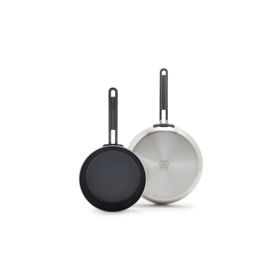 Greenpan Stanley Tucci 20 cm+26 cm 2'li Çelik Kızartma Tava
