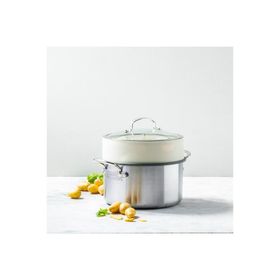 Greenpan Steamy 24 cm Krem Buharda Pişirici