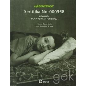 Greenpeace - Sertifika No 000358 - Antoiette De Jong