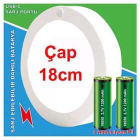 Greentech GT-CL05 Şarjlı Hareket Sensörlü Led Lamba