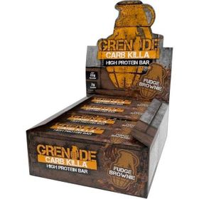 Grenade 12x60 Adet Carb Killa Protein Bar Fudge Brownie