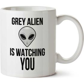 Grey Alıen Is Watchıng You Baskılı Kupa