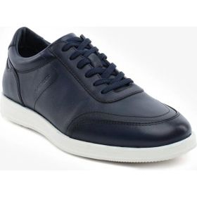 Greyder 18011 Lacivert Hakiki Deri Erkek Comfort Ayakkabı