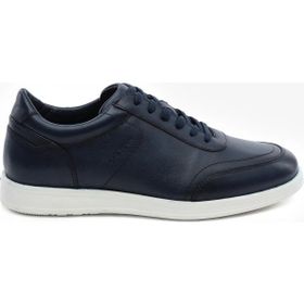 Greyder 18011 Lacivert Hakiki Deri Erkek Comfort Ayakkabı