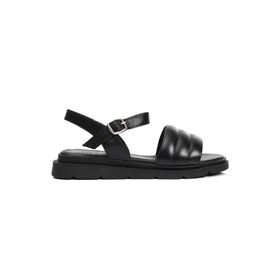 Greyder 3Y2CS50769 Siyah Hakiki Deri Kadın Sandalet