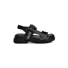 Greyder 3Y2TS57957 Siyah Hakiki Deri Kadın Sandalet