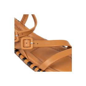Greyder 3Y2YS50758 Taba Hakiki Deri Kadın Sandalet