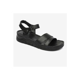 Greyder 4Y2FS57472 Siyah Hakiki Deri Kadın Sandalet