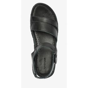 Greyder 4Y2FS57472 Siyah Hakiki Deri Kadın Sandalet