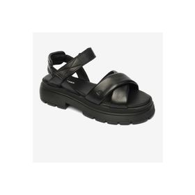Greyder 4Y2TS59040 Kadın Siyah Hakiki Deri Sandalet