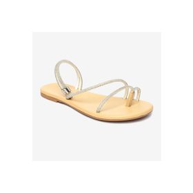 Greyder 4Y2WS50751 Kadın Beyaz Hakiki Deri Sandalet