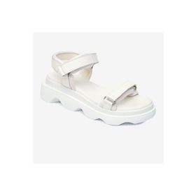 Greyder 4Y2WS59059 Kadın Beyaz Hakiki Deri Sandalet
