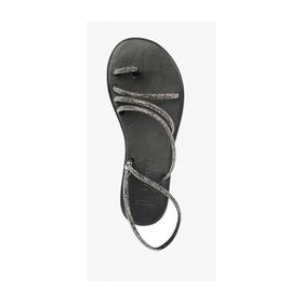 Greyder 4Y2WS59103 Platin Hakiki Deri Taşlı Kadın Sandalet