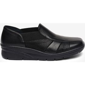 Greyder 5K2FA59326 Kadın Siyah Hakiki Deri Comfort Ayakkabı