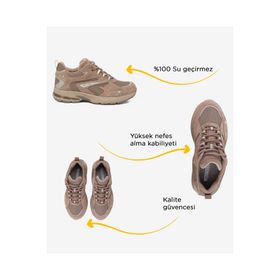 Greyder 5K2GA17781 Vizon Su Geçirmez Kadın Outdoor Ayakkabı