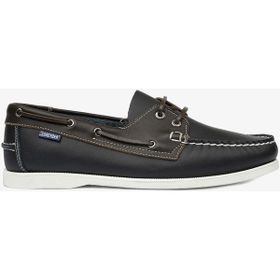 Greyder 5Y1CA67630 Lacivert Kahverengi Hakiki Deri Erkek Marine Ayakkabı