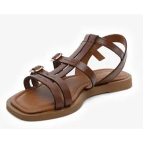 Greyder 5Y2CS59251 Taba Hakiki Deri Kadın Sandalet