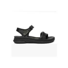 Greyder 5Y2FS33580 Siyah Hakiki Deri Kadın Sandalet
